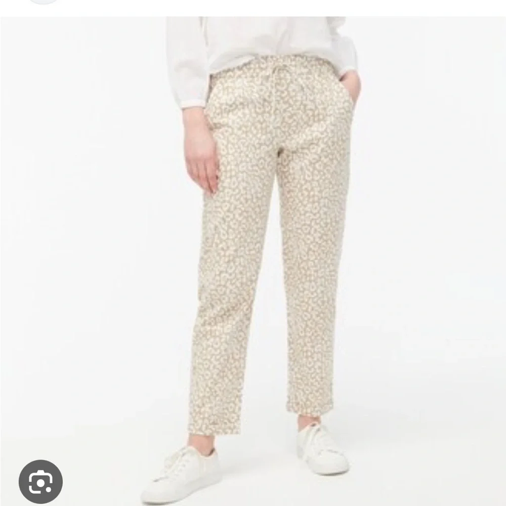 J Crew Factory linen draw string pants. Size 2 - Picture 1 of 4